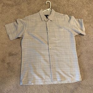 Men medium casual button down shirt - New